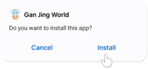 click to install